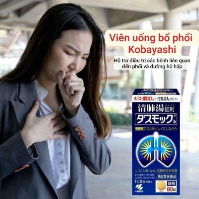 Thuốc bổ phổi Kobayahsi 80 viên của Nhật Bản