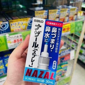 Thuốc xịt xoang Nazal 30ml của Nhật Bản