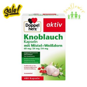 Viên Dầu Tỏi Doppelherz Knoblauch 480 viên của Đức