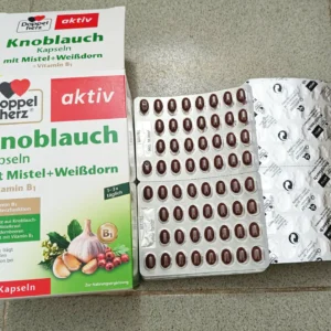 Viên Nang Tỏi Cô Đặc Doppelherz Knoblauch 480 Viên – Hỗ Trợ Tim Mạch