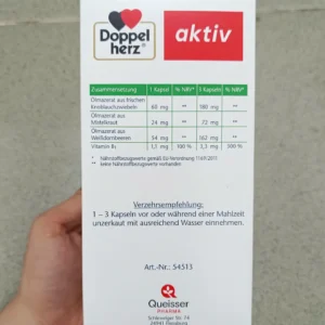 Viên Tỏi Doppelherz Knoblauch, 480 viên