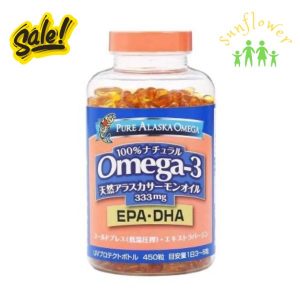 Viên Uống Dầu Cá Hồi Omega 3 Pure Alaska 333mg 450 viên