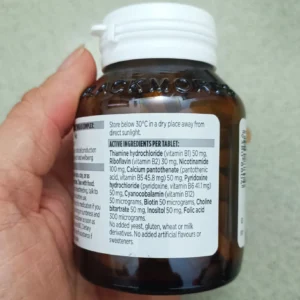 Vitamin B tổng hợp Blackmores Mega B 75 viên của Úc Viên Uống Vitamin B Tổng Hợp Blackmores Mega B Complex 75 viên của Úc