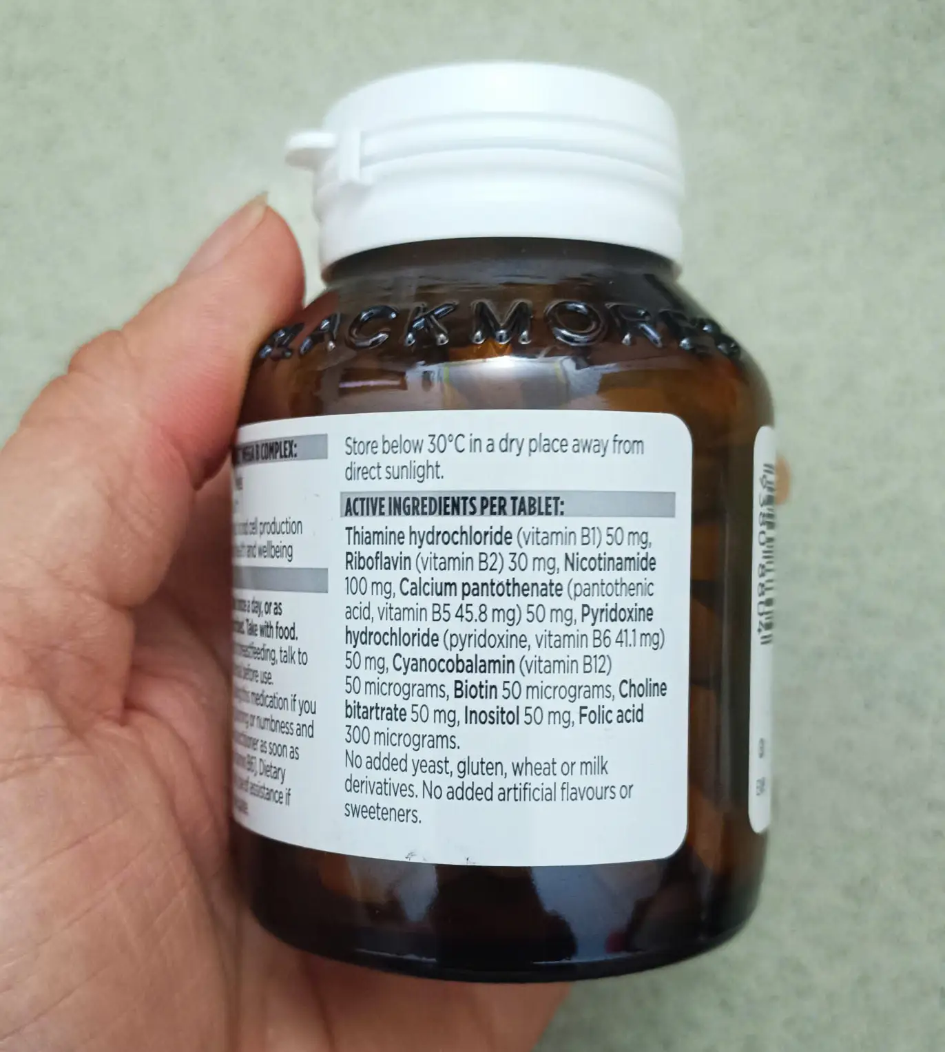 Vitamin B tổng hợp Blackmores Mega B 75 viên của Úc Viên Uống Vitamin B Tổng Hợp Blackmores Mega B Complex 75 viên của Úc