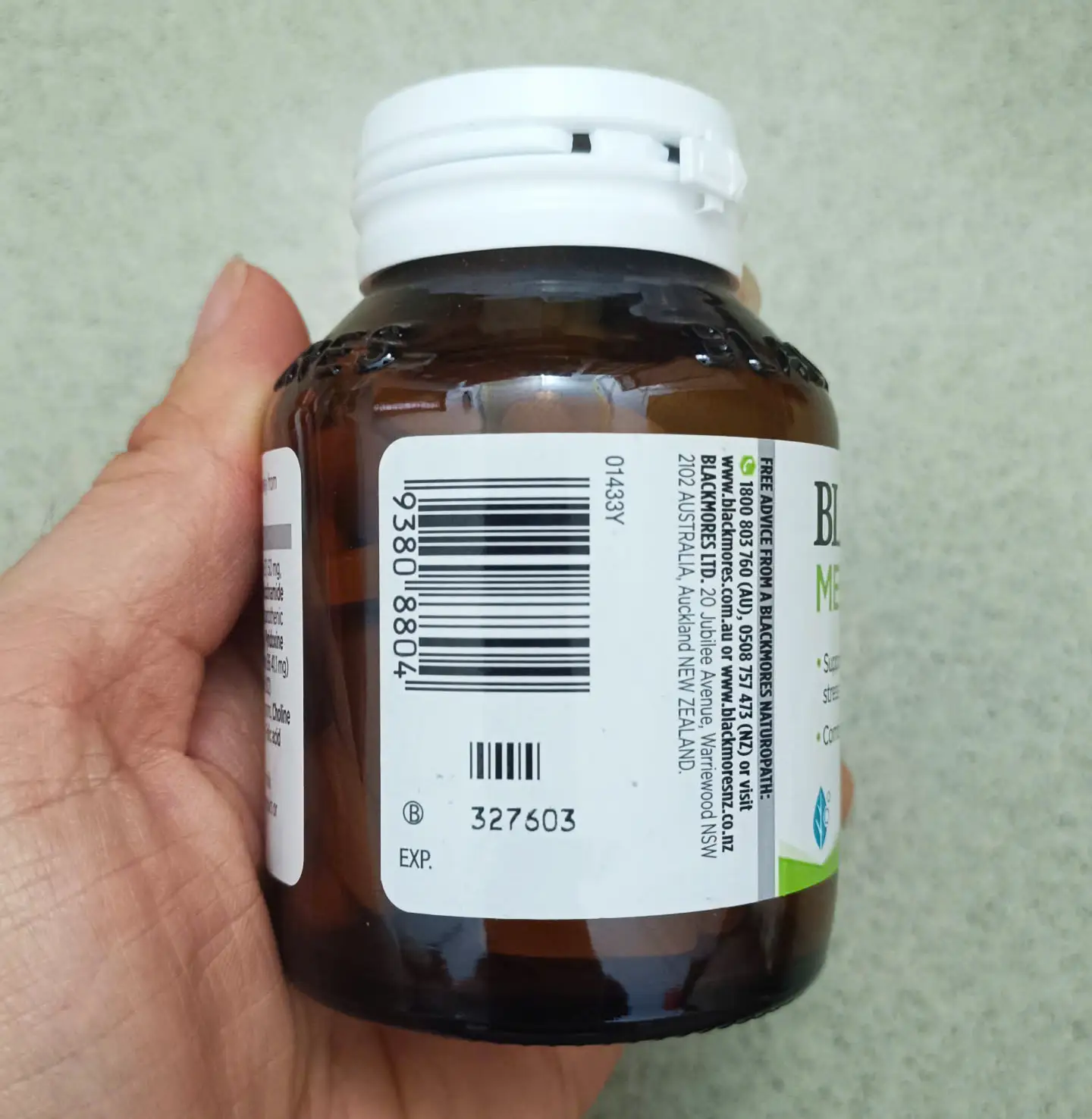 Vitamin B tổng hợp Blackmores Mega B 75 viên của Úc Viên Uống Vitamin B Tổng Hợp Blackmores Mega B Complex 75 viên