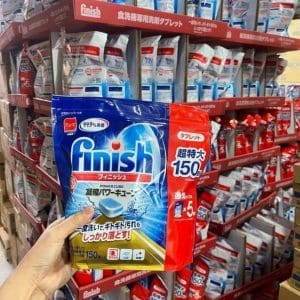 Viên rửa bát Finish túi 150 viên của Nhật Bản Viên rửa bát Finish túi 150 viên của Nhật Bản