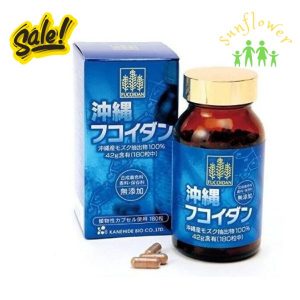 Viên tảo Fucoidan Okinawa xanh 180 viên của Nhật Bản