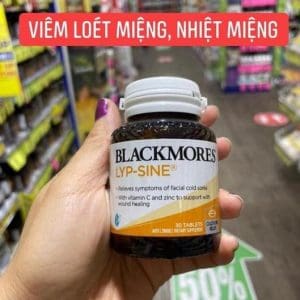 Viên uống Trị nhiệt miệng Blackmores Lyp-Sine 30 viên của Úc