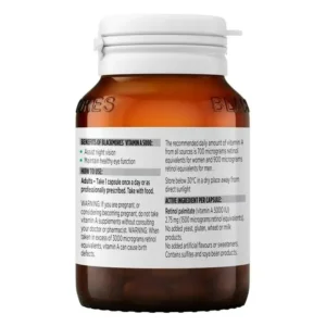 Viên uống bổ mắt Blackmores Vitamin A 5000IU 150 viên