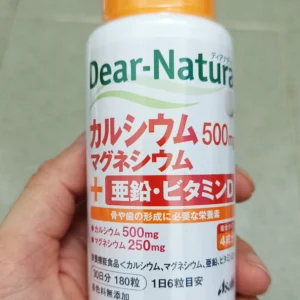 Viên uống bổ sung Canxi hữu cơ Nhật Bản Asahi Dear Natura 180 viên