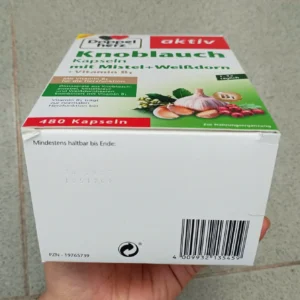 Viên uống dầu tỏi Doppelherz Knoblauch, 480 viên