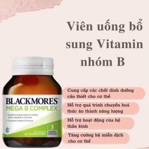 Vitamin B tổng hợp Blackmores Mega B 75 viên của Úc