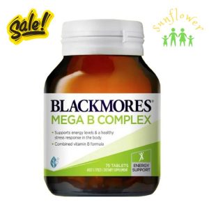 Vitamin B tổng hợp Blackmores Mega B 75 viên của Úc