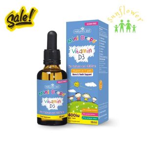 Vitamin D3 Drops Natures Aid 50ml của Anh Quốc