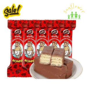 Bánh xốp bò đỏ Ronni phủ socola gói 400g của Nga