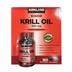 Dau nhuyen the dau tom Kirkland Signature Krill Oil