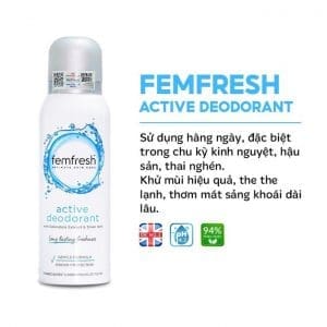 Femfresh Deodorant Spray, hỗ trợ làm thơm vùng kín