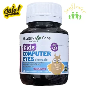 Kẹo bổ mắt cho bé Healthy Care Kids Computer Eyes 60 viên của Úc