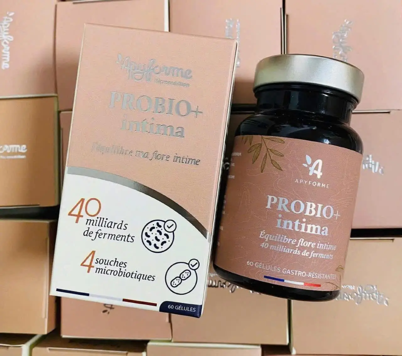 Men vi sinh thuần chay Probio+ Intima Apyforme 60 viên của Pháp Men vi sinh Apyforme Probio+ Intima Pháp - 60 viên