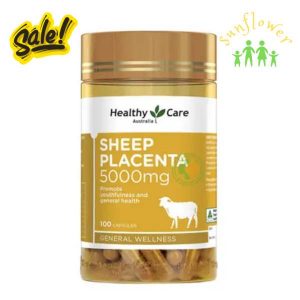 Nhau thai cừu Healthy Care Sheep Placenta 5000mg 100 viên của Úc