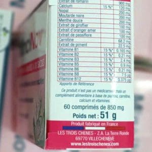 Thuốc giảm cân MinciNov hộp 60 viên của Pháp