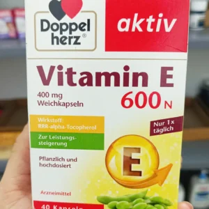 Viên Uống Doppelherz Aktiv Vitamin E 600N, 40 Viên