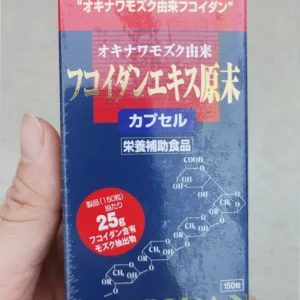 Viên tảo Fucoidan đỏ Kanehide Bio 150 viên của Nhật Bản Viên Uống Tảo Fucoidan Đỏ KANEHIDE BIO 150 viên