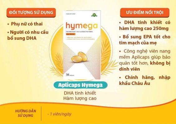 Viên uống DHA Hymega 30 viên cho bà bầu của Tây Ban Nha