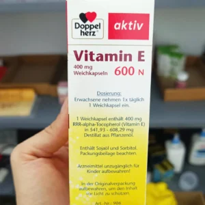Viên uống Doppelherz Vitamin E 600 N, 40 viên