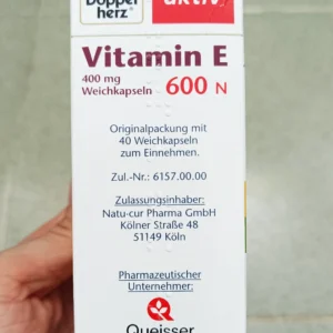 Viên uống Doppelherz aktiv Vitamin E 600N hộp 40 viên