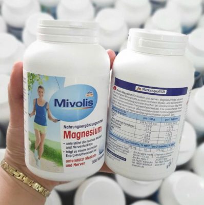 Viên uống Magie Mivolis Magnesium 300 viên của Đức