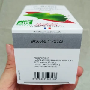 Bổ não Ginkgo Arkopharma Memoire & Concentration 150 viên của Pháp Viên uống bổ não Ginkgo Arkopharma 150 viên Pháp