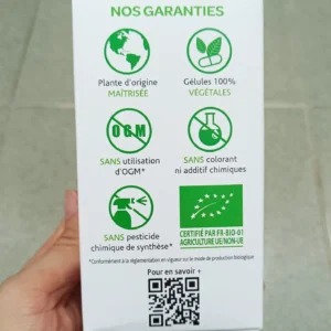 Bổ não Ginkgo Arkopharma Memoire & Concentration 150 viên của Pháp Viên uống bổ não, tăng cường trí nhớ Arkopharma Arkogélules BIO Ginkgo 150 viên