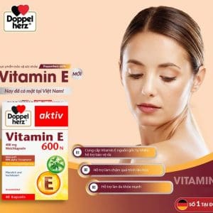 Viên uống bổ sung Vitamin E Doppelherz 600N 40 viên của Đức