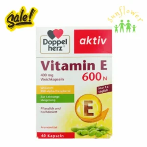 Viên uống bổ sung Vitamin E Doppelherz 600N 40 viên của Đức