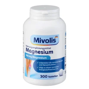 Viên uống bổ sung magie Mivolis Magnesium, 300 viên