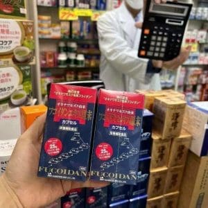 Viên uống hỗ trợ điều trị ung thư FUCOIDAN màu đỏ 150 viên