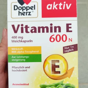 Vitamin E Doppelherz 600N của Đức hộp 40 viên