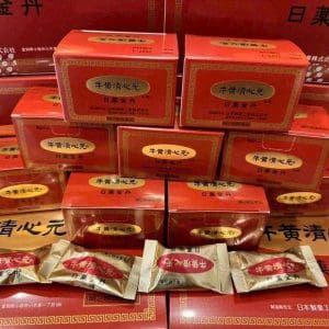 An Cung Ngưu Hoàng Hoàn Nhật Bản hộp đỏ 4 viên