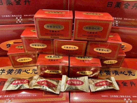 An Cung Ngưu Hoàng Hoàn Nhật Bản hộp đỏ 4 viên