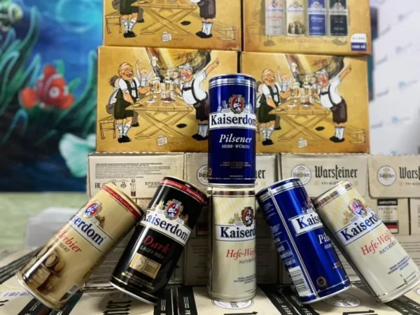 Bia Đức Kaiserdom Beer thùng 6 lon x 1L
