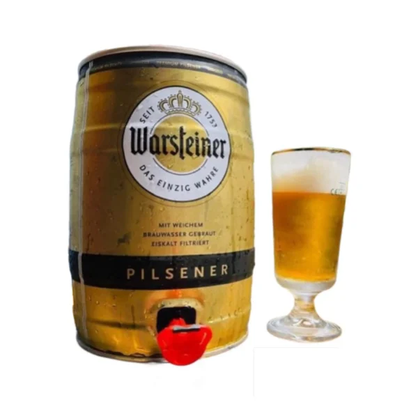 Bia Đức Warsteiner Boom 5 Lít Premium Pilsener 4.8% vol