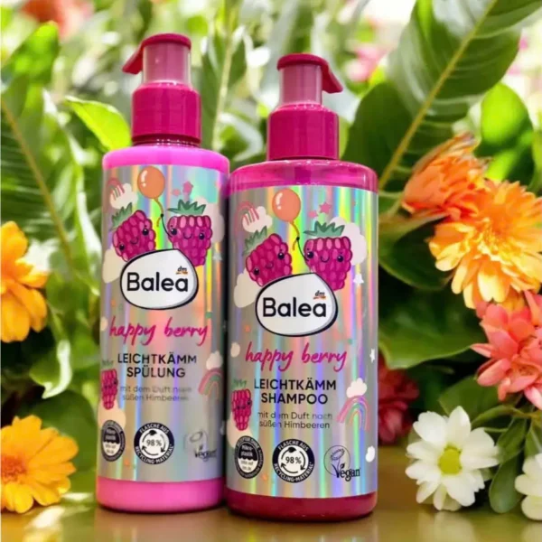 Cặp dầu gội xả Balea Happy Berry của Đức
