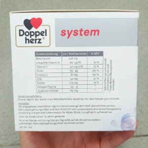 Collagen thủy phân Doppelherz system KOLLAGEN BEAUTY làm đẹp da, 30x25ml của Đức