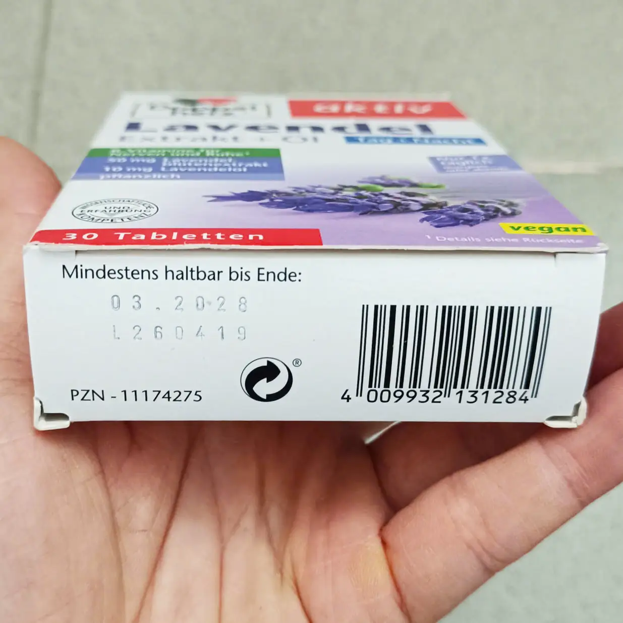 Viên uống ngủ ngon Lavendel Doppelherz 30 viên của Đức Doppelherz Lavendel thư giãn tinh thần, cải thiện giấc ngủ