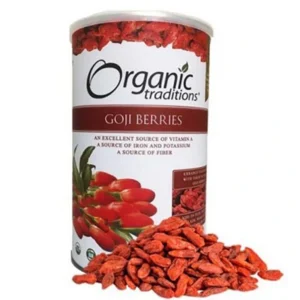 Hạt kỷ tử Organic Traditions Goji Berries của Mỹ hộp 454g