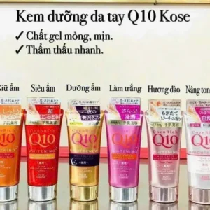 Kem dưỡng da tay Kose Coenrich Q10 tuýp 80g của Nhật Bản