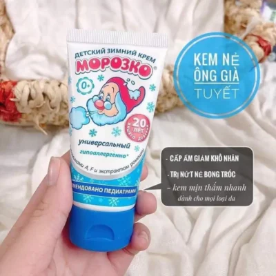 Kem nẻ ông già tuyết Nga Morozko tuýp 50g Kem nẻ ông già tuyết Nga Morozko tuýp 50g