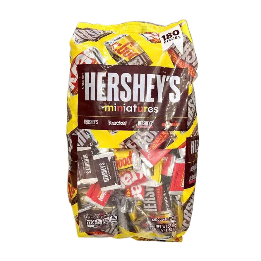 Kẹo socola Hershey's Miniatures 180 viên 1,58kg của Mỹ Kẹo Chocolate tổng hợp Milk Chocolate Hershey's