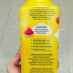 Kẹo Dẻo Hình Gấu Bổ Sung Vitamin L'il Critters Gummy Vites, Hũ 300 Viên của Mỹ